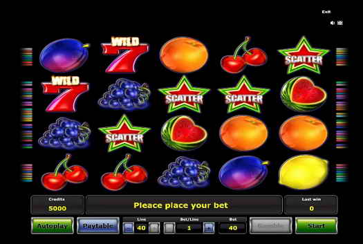 Red Hot Fruits Slot Machine